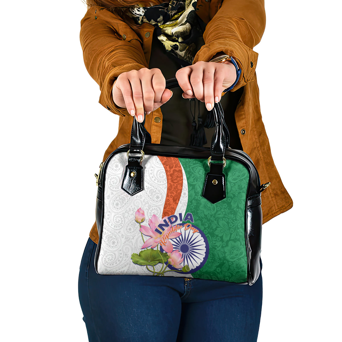 india-republic-day-shoulder-handbag-lotus-floral-paisley-pattern