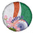 India Republic Day Spare Tire Cover Lotus Floral Paisley Pattern - Wonder Print Shop