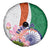 India Republic Day Spare Tire Cover Lotus Floral Paisley Pattern - Wonder Print Shop