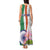 India Republic Day Tank Maxi Dress Lotus Floral Paisley Pattern - Wonder Print Shop