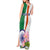 India Republic Day Tank Maxi Dress Lotus Floral Paisley Pattern - Wonder Print Shop