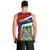 Gambia Independence Day Men Tank Top Coat Of Arms African Pattern - Wonder Print Shop