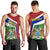 Gambia Independence Day Men Tank Top Coat Of Arms African Pattern - Wonder Print Shop