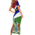 gambia-independence-day-short-sleeve-bodycon-dress-coat-of-arms-african-pattern