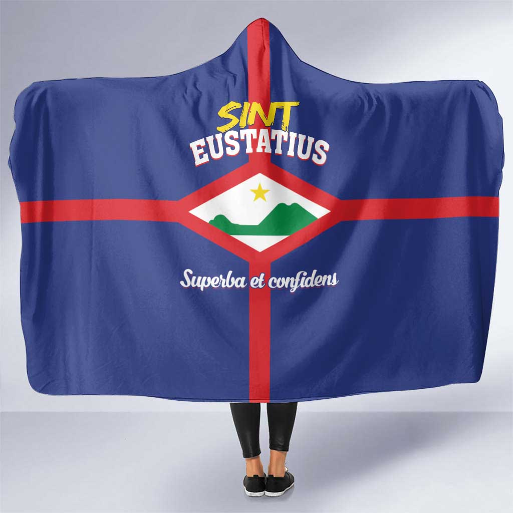 Sint Eustatius Hooded Blanket Statia Superba et Confidens - Wonder Print Shop