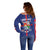 Personalized Sint Eustatius Off Shoulder Sweater Statia Superba et Confidens