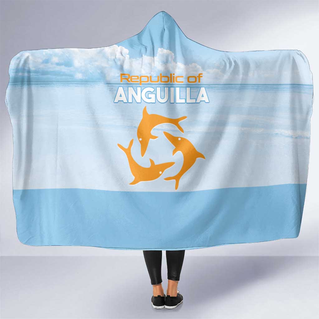 Republic of Anguilla Hooded Blanket Strength and Endurance - Wonder Print Shop