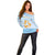 Personalized Republic of Anguilla Off Shoulder Sweater Strength and Endurance