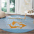 Republic of Anguilla Round Carpet Strength and Endurance - Wonder Print Shop