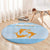 Republic of Anguilla Round Carpet Strength and Endurance - Wonder Print Shop