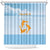 Republic of Anguilla Shower Curtain Strength and Endurance - Wonder Print Shop