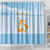 Republic of Anguilla Shower Curtain Strength and Endurance - Wonder Print Shop