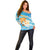 Personalized Anguilla Off Shoulder Sweater Three Orange Gold Natural Dolphins