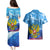 Russia Day 2024 Couples Matching Puletasi and Hawaiian Shirt Coat Of Arms With Red Square - Wonder Print Shop