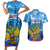 Russia Day 2024 Couples Matching Short Sleeve Bodycon Dress and Hawaiian Shirt Coat Of Arms With Red Square - Wonder Print Shop