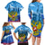 Russia Day 2024 Family Matching Long Sleeve Bodycon Dress and Hawaiian Shirt Coat Of Arms With Red Square - Wonder Print Shop