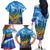 Russia Day 2024 Family Matching Off The Shoulder Long Sleeve Dress and Hawaiian Shirt Coat Of Arms With Red Square - Wonder Print Shop