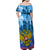 Russia Day 2024 Family Matching Off Shoulder Maxi Dress and Hawaiian Shirt Coat Of Arms With Red Square - Wonder Print Shop