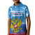 Russia Day 2024 Kid Polo Shirt Coat Of Arms With Red Square - Wonder Print Shop