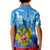 Russia Day 2024 Kid Polo Shirt Coat Of Arms With Red Square - Wonder Print Shop