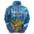 Russia Day 2024 Zip Hoodie Coat Of Arms With Red Square - Wonder Print Shop