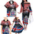 Iceland Independence Day 2024 Family Matching Off The Shoulder Long Sleeve Dress and Hawaiian Shirt Coat Of Arms Happy 80th Anniversary - Wonder Print Shop