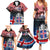 Iceland Independence Day 2024 Family Matching Summer Maxi Dress and Hawaiian Shirt Coat Of Arms Happy 80th Anniversary - Wonder Print Shop