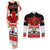 Canada Hockey 2024 Couples Matching Tank Maxi Dress and Long Sleeve Button Shirt Hockey is Canada Game - Wonder Print Shop