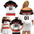 Canada Hockey 2024 Family Matching Off Shoulder Short Dress and Hawaiian Shirt Hockey is Canada Game - Wonder Print Shop