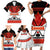 Canada Hockey 2024 Family Matching Short Sleeve Bodycon Dress and Hawaiian Shirt Hockey is Canada Game - Wonder Print Shop