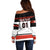 Canada Hockey 2024 Off Shoulder Sweater Hockey is Canada Game - Wonder Print Shop