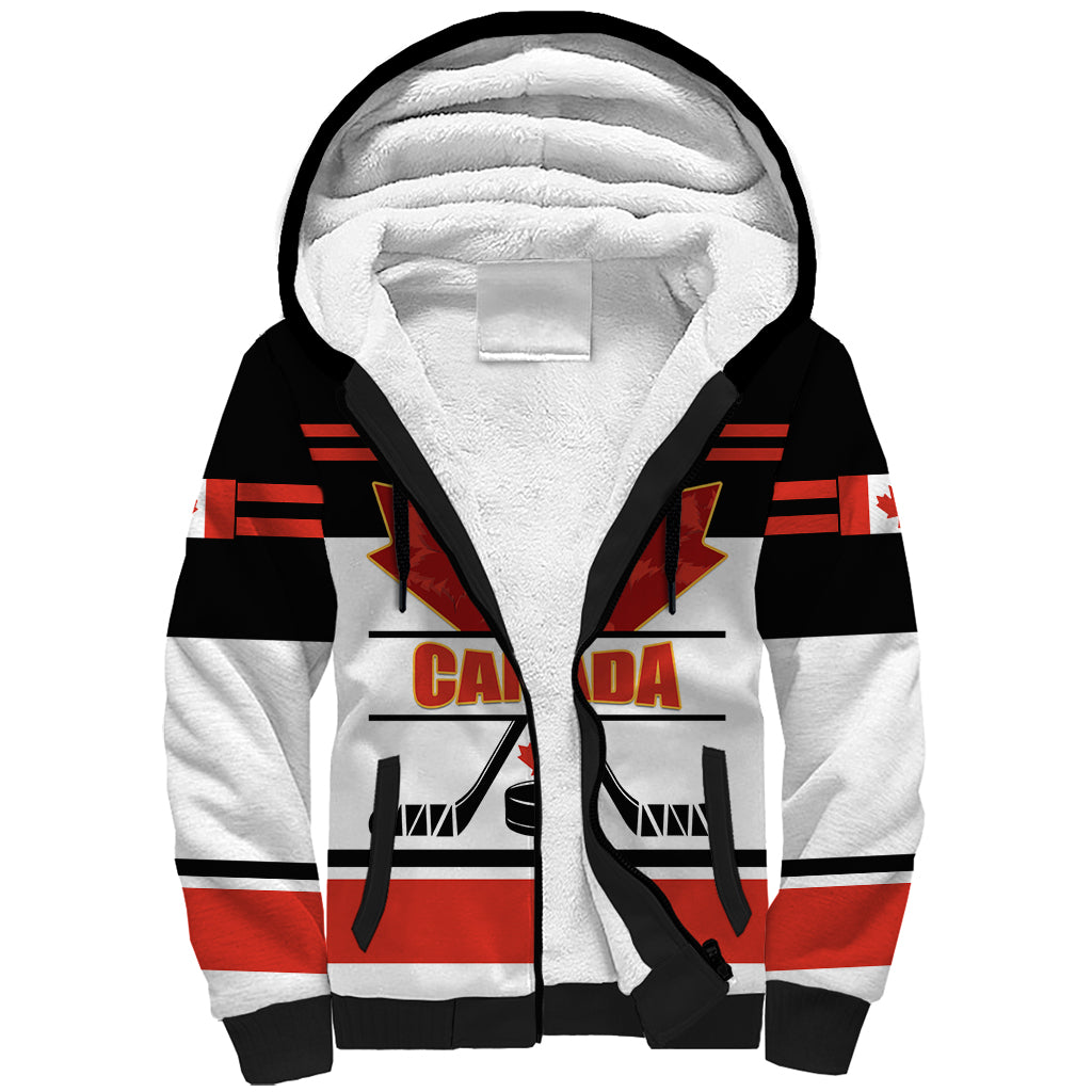 Canada Hockey 2024 Sherpa Hoodie Hockey is Canada Game