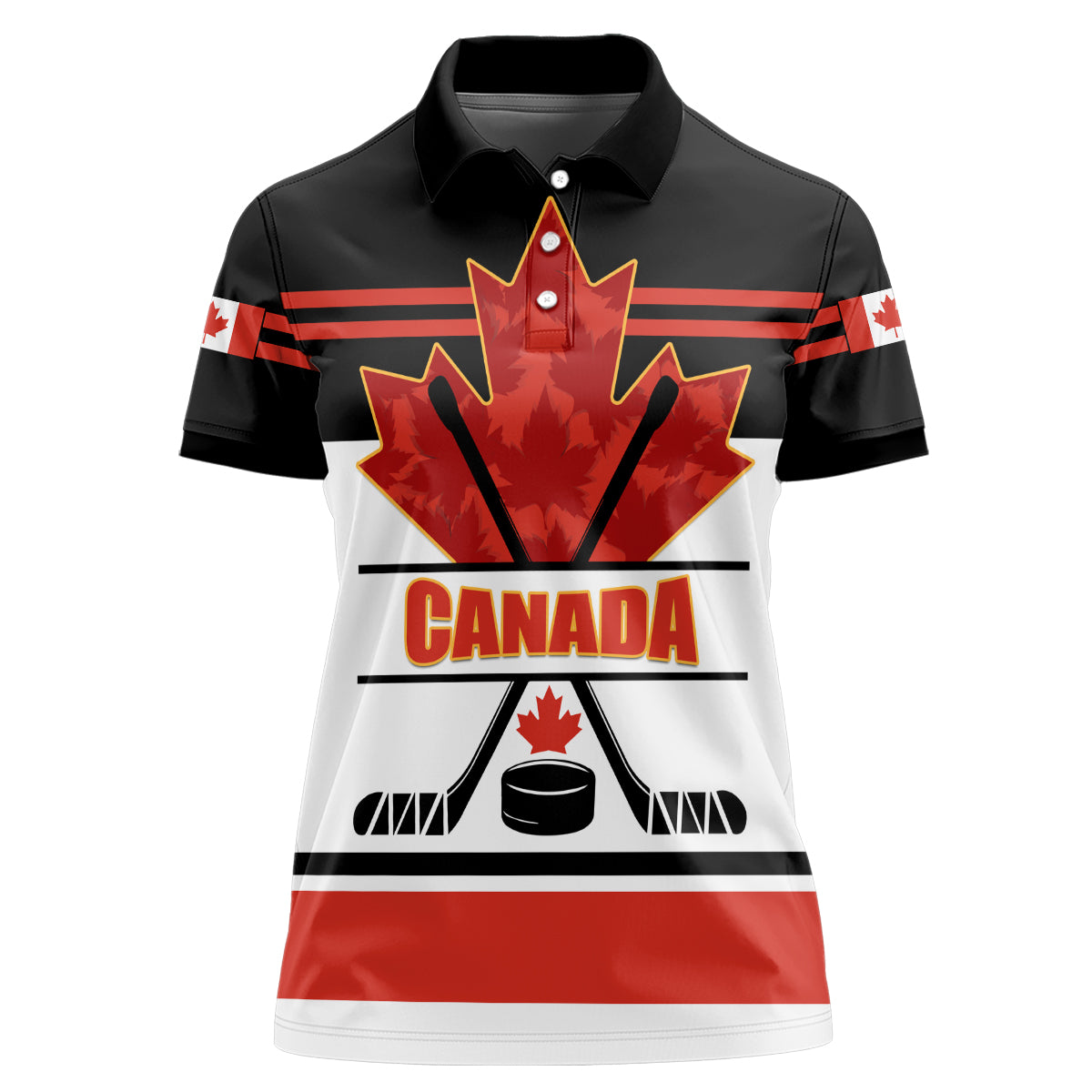 Canada Hockey 2024 Women Polo Shirt Hockey is Canada Game