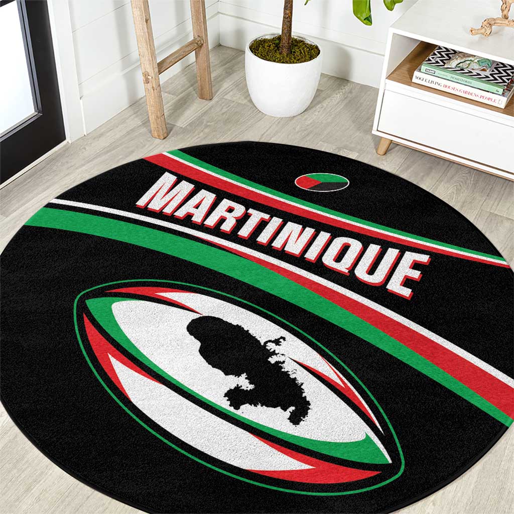 Martinique Rugby Round Carpet Matinik Go Champions