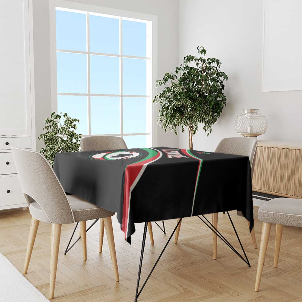 Martinique Rugby Tablecloth Matinik Go Champions