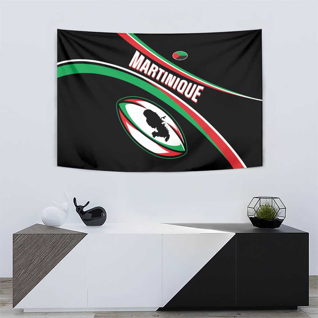 Martinique Rugby Tapestry Matinik Go Champions