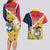 Colombia Independence Day Couples Matching Long Sleeve Bodycon Dress and Hawaiian Shirt Libertad y Orden Colombian Pattern - Wonder Print Shop