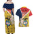 Colombia Independence Day Couples Matching Off Shoulder Maxi Dress and Hawaiian Shirt Libertad y Orden Colombian Pattern - Wonder Print Shop