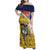 Colombia Independence Day Family Matching Off Shoulder Maxi Dress and Hawaiian Shirt Libertad y Orden Colombian Pattern - Wonder Print Shop