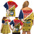 Colombia Independence Day Family Matching Off Shoulder Short Dress and Hawaiian Shirt Libertad y Orden Colombian Pattern - Wonder Print Shop