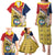 Colombia Independence Day Family Matching Puletasi and Hawaiian Shirt Libertad y Orden Colombian Pattern - Wonder Print Shop