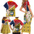 Colombia Independence Day Family Matching Short Sleeve Bodycon Dress and Hawaiian Shirt Libertad y Orden Colombian Pattern - Wonder Print Shop