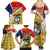 Colombia Independence Day Family Matching Summer Maxi Dress and Hawaiian Shirt Libertad y Orden Colombian Pattern - Wonder Print Shop