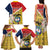 Colombia Independence Day Family Matching Tank Maxi Dress and Hawaiian Shirt Libertad y Orden Colombian Pattern - Wonder Print Shop