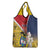 Colombia Independence Day Grocery Bag Libertad y Orden Colombian Pattern