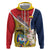 Colombia Independence Day Hoodie Libertad y Orden Colombian Pattern - Wonder Print Shop