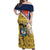 Colombia Independence Day Off Shoulder Maxi Dress Libertad y Orden Colombian Pattern - Wonder Print Shop