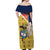 Colombia Independence Day Off Shoulder Maxi Dress Libertad y Orden Colombian Pattern - Wonder Print Shop