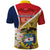 Colombia Independence Day Polo Shirt Libertad y Orden Colombian Pattern - Wonder Print Shop