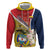 Colombia Independence Day Zip Hoodie Libertad y Orden Colombian Pattern - Wonder Print Shop